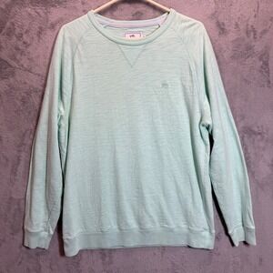 Southern Tide Pullover Crewneck Lightweight Long Sleeve Mens Mint Green M